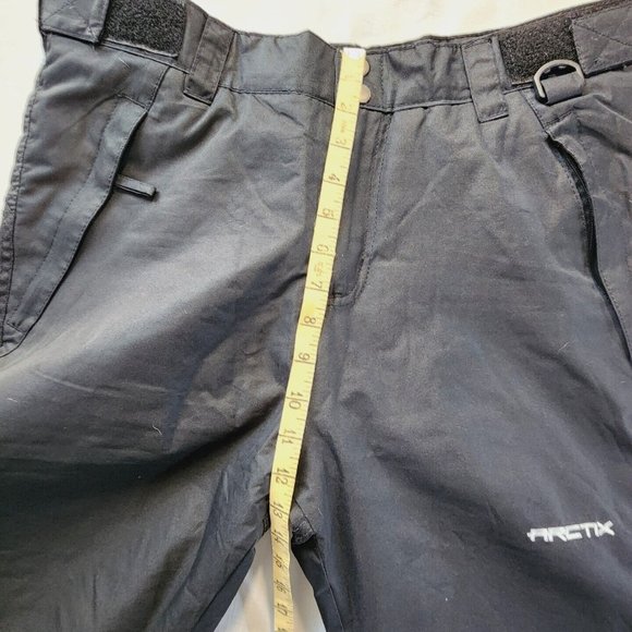 Arctix Snow Ski Pants Black Reinforced Knee Adjustable Waist Unisex Youth Sz‎ XL - Picture 6 of 11